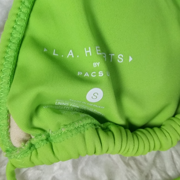 LA Hearts PacSun Mallary Knotted Triangle Bikini Top Size S - Picture 7 of 7